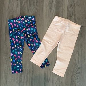 Lot of 2 18-24month leggings Cat & Jack, Old Navy